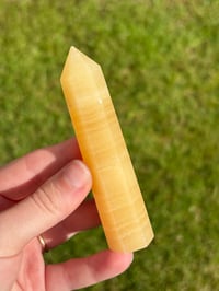 Image 2 of Orange Calcite Point #2