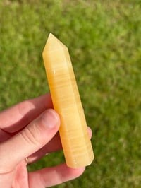 Image 3 of Orange Calcite Point #2