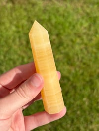 Image 5 of Orange Calcite Point #2
