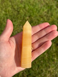 Image 7 of Orange Calcite Point #2