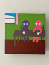Tux and Fanny painting - Hot Chocolate