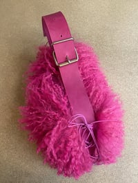 Image 2 of Hot Pink Shag Belt-Bag