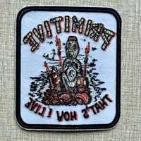 Image 4 of PRIMITIVE 5" Fully Embroidered Iron-on/Sew-on Patch