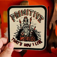 Image 2 of PRIMITIVE 5" Fully Embroidered Iron-on/Sew-on Patch
