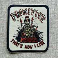 Image 3 of PRIMITIVE 5" Fully Embroidered Iron-on/Sew-on Patch