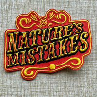 Image 3 of NATURE'S MISTAKES 5" Embroidered Iron-On/Sew-On Sideshow Banner Patch