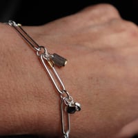 Image 2 of Deco charm bracelet with labradorite 