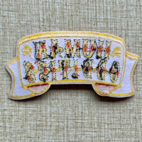 Image 3 of HUMAN ODDITIES 5" Embroidered Iron-On/Sew-On Sideshow Banner Patch