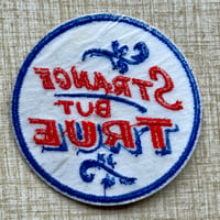 Image 3 of STRANGE BUT TRUE 3.5" Embroidered Iron-On/Sew-On Sideshow Banner Patch