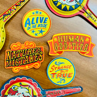 Image 1 of SET OF 4 Sideshow Banner Iron-On/Sew On Patches