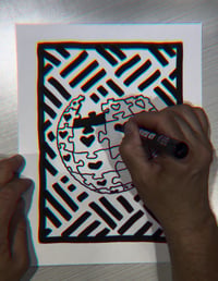 Image 3 of "LOVE PUZZLE" ORIGINAL DRAWINGS