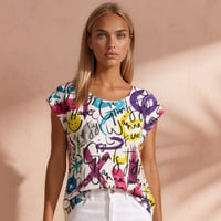 Image 1 of Camiseta graffiti