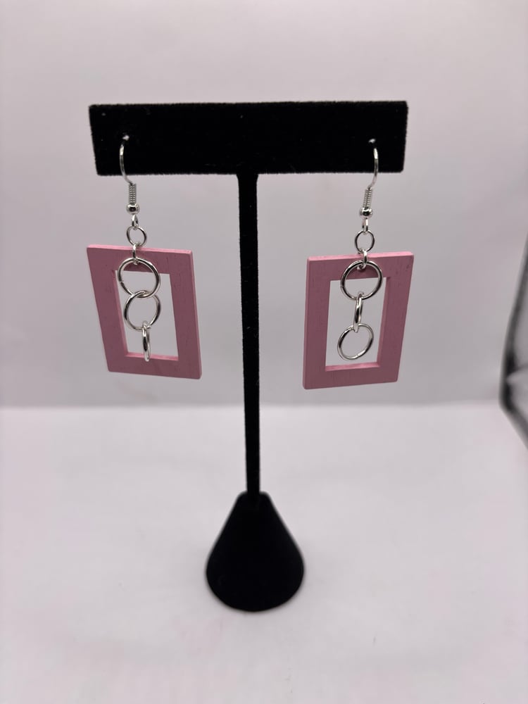 Image of Blush & Shine Geometric Earrings