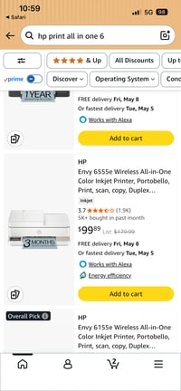 Printer HP 6155e