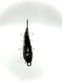 Image 3 of 5inch swimbait leaf green bass