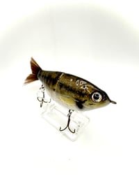 Image 1 of 5inch swimbait blacked mossy green 