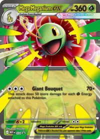 Mega Meganium ex - 034 - ME: Mega Evolution Promo - Near Mint