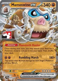 Mamoswine ex - 079/159 - Prize Pack Series Cards - Near Mint