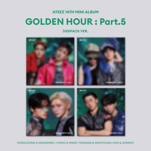 Image of [PRE-ORDER] ATEEZ ‘Golden Hour : Part.5’ (Digipack Unit Ver.) + Apple Music POBs