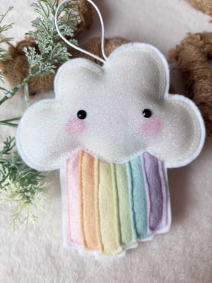 Image of Rainbow Cloud decoration 