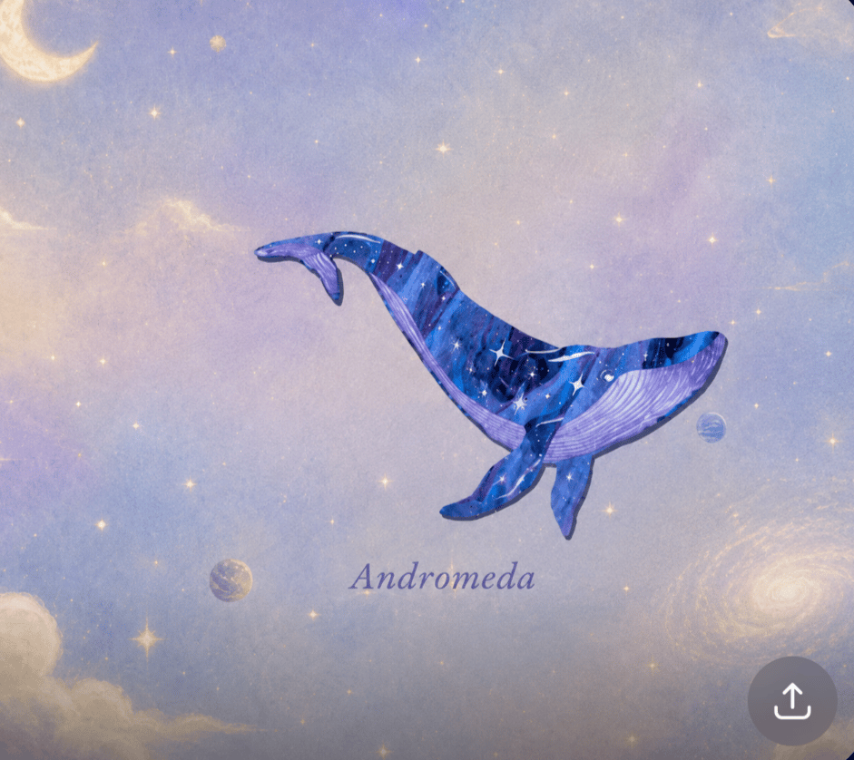 Celestial Whale - made to order