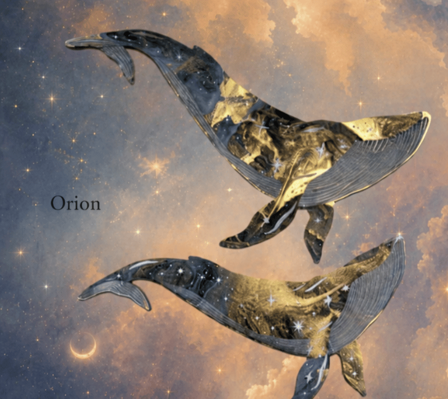 Celestial Whale - made to order