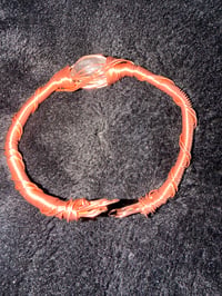 Image 2 of Copper Wire Clear Quartz Bracelet 