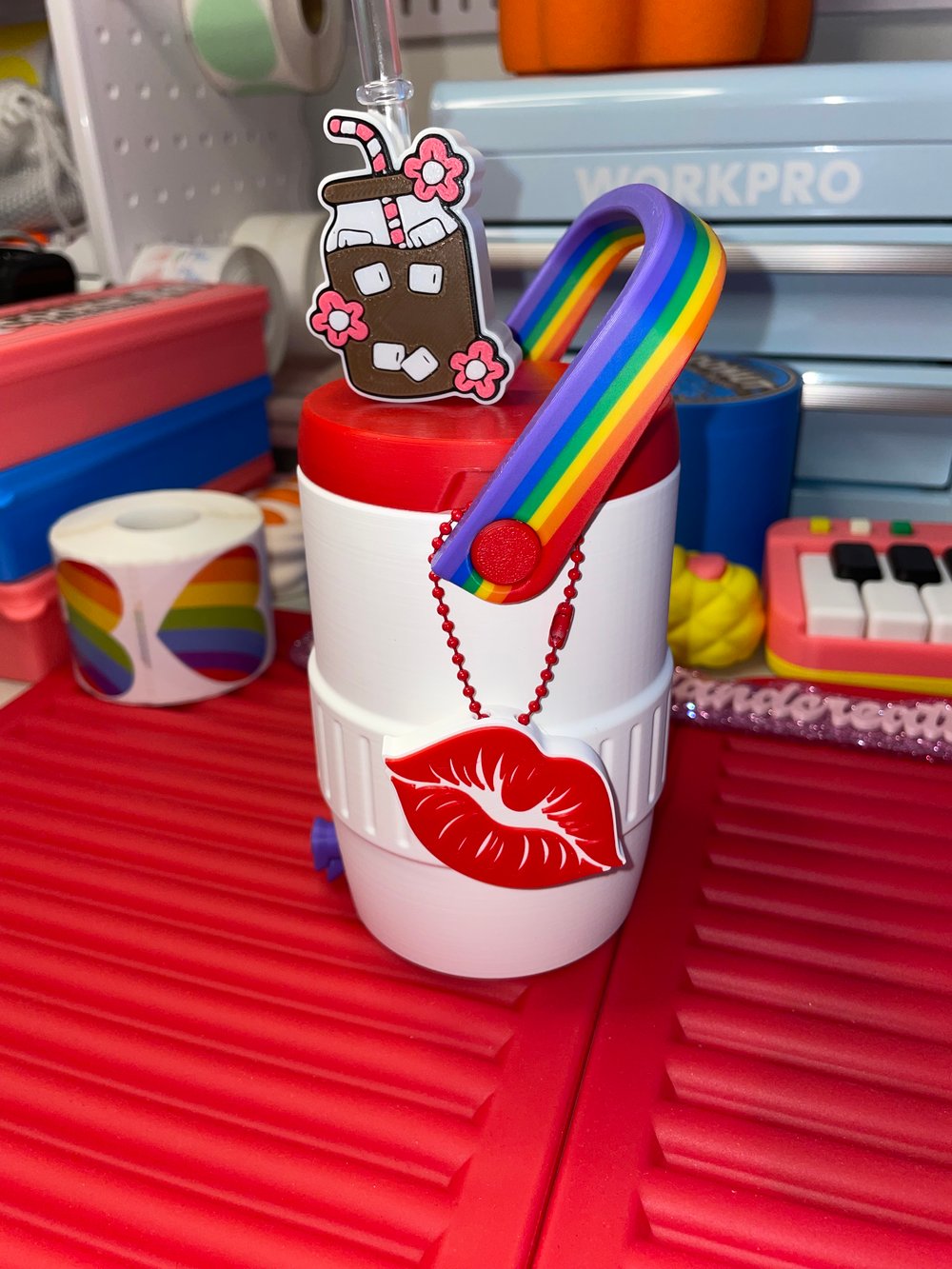 Image of Can cooler (Rainbow beverage sleeve)