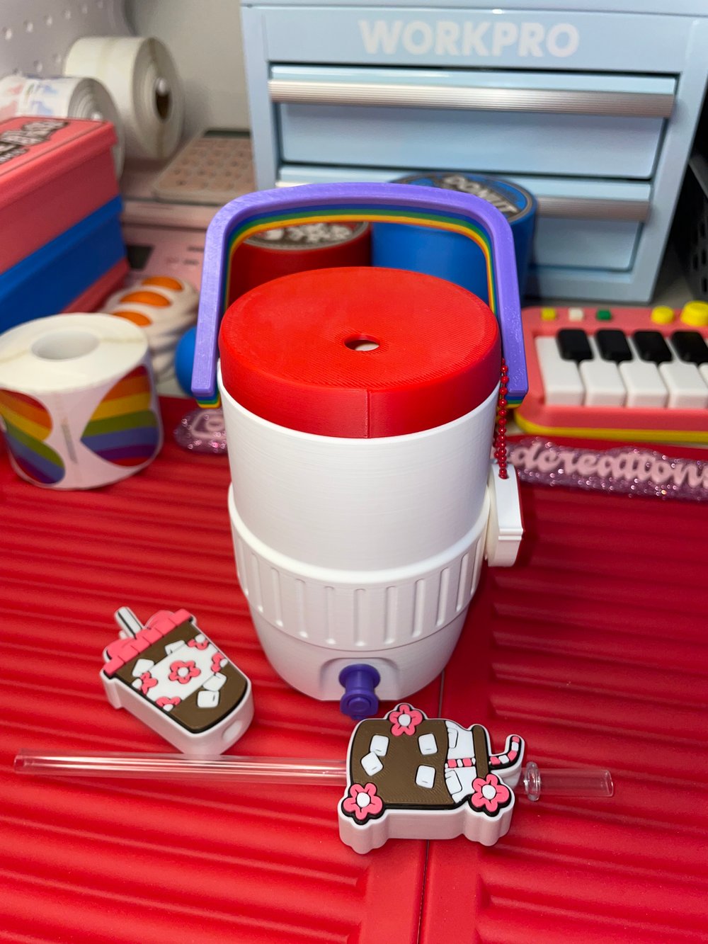 Image of Can cooler (Rainbow beverage sleeve)