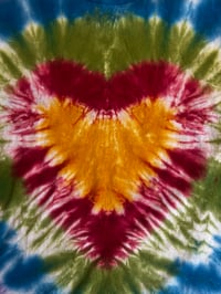 Image 2 of Rainbow Heart Tie Dye 