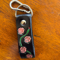 Image 4 of ROSE AND SNAKE KEYRING