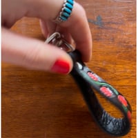 Image 3 of ROSE AND SNAKE KEYRING