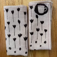 Image 4 of  Set of 2 "Joni" Linen Napkins in Cutch 