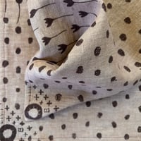 Image 2 of   Set of 2 "Joni" Linen Napkins Ferrous/Cutch 