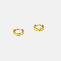 Image 1 of Tiny huggie hoop earring