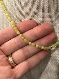 Image 3 of Elegant Lemon Jade Necklace 