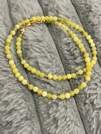 Image 4 of Elegant Lemon Jade Necklace 