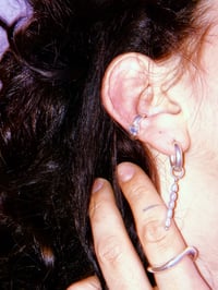 Image 2 of saphire earcuff