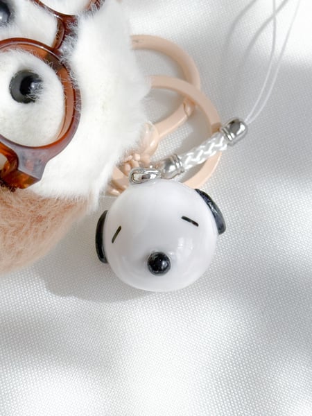 Image of snoopy head charm