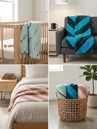 Image 1 of Crochet Blankets Large