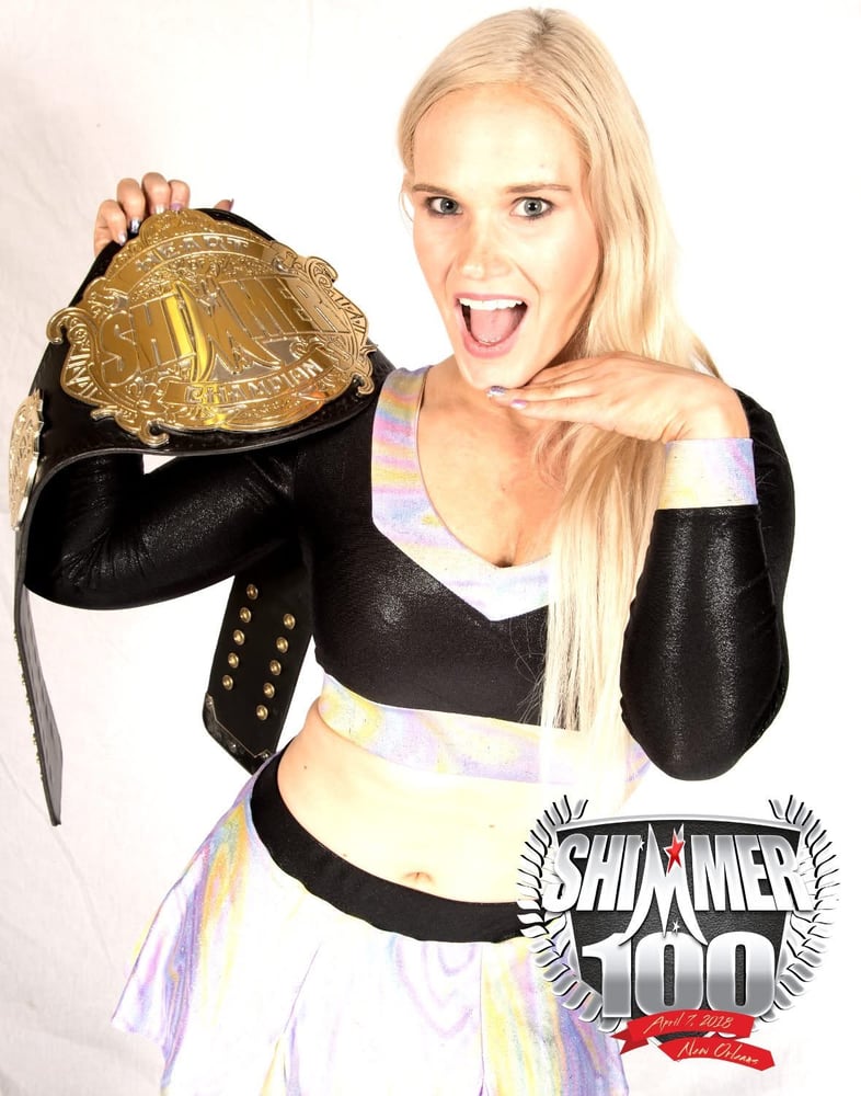 Image of RING WORN GEAR - HEART OF SHIMMER CHAMPIONSHIP GEAR