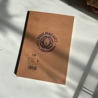 Image 4 of  Virtually Real. Notebook.  Art. blank page handprinted
