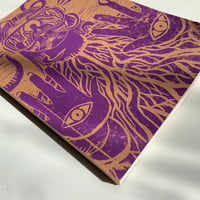 Image 2 of  Virtually Real. Notebook.  Art. blank page handprinted