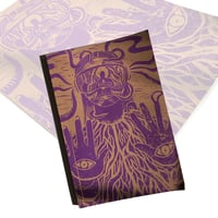 Image 1 of  Virtually Real. Notebook.  Art. blank page handprinted