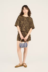 Image 1 of T-SHIRT MARCELLA ZEBRA MARRONE