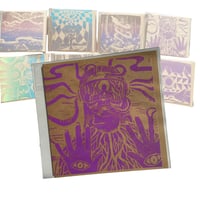 Virtual Reality handprinted Greeting Card