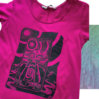 Image 3 of iMoon, Art, reclaimed t-shirt, Hot Pink size 8 