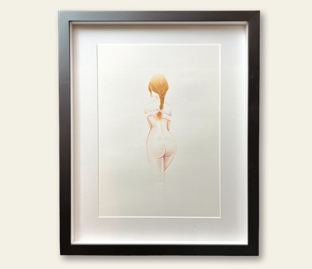 Image of Dessin Original "la natte"