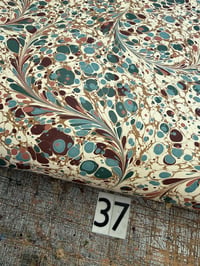 Image 2 of Marbled Paper Assorted Listing -  Sheets 37-40 (to purchase individually)