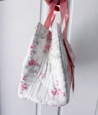 Image 3 of Vintage Floral Quilted Mini Handbag 
